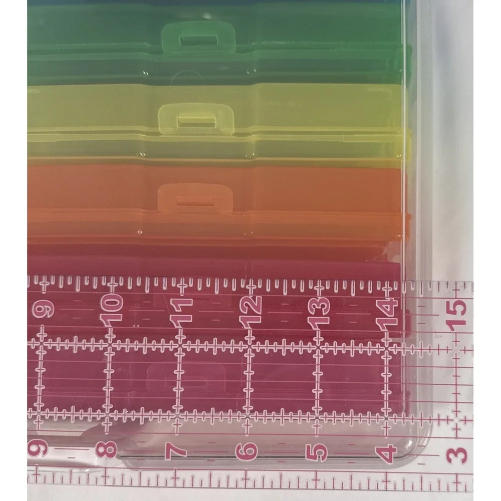 Simply Tidy Craft Storage Case 16 Inner Containers Rainbow Multicolored 4x6 Case